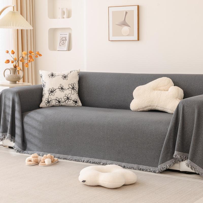 Sofabezug Stoff Neu Vier-Jahreszeiten Universal High-End Leder Sofakissenbezug Rundum Universal Sofa Handtuch