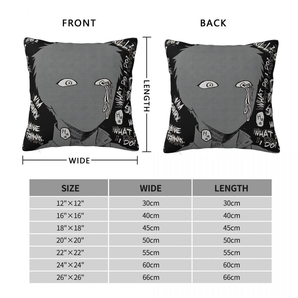 Y2K Bedroom Hikaru Died Horror Mystery Animedecoration Pillowcase Merch Pillow Covers Zipper Multi Size