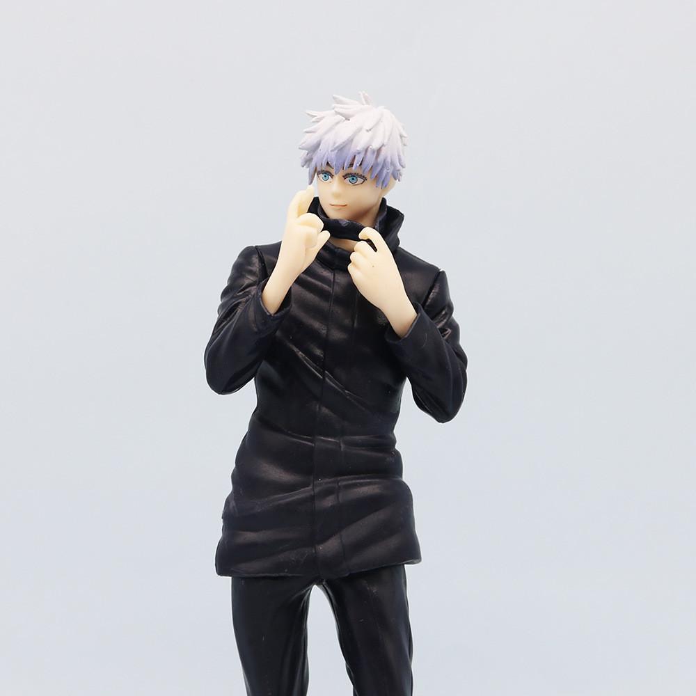 22cm Jujutsu Kaisen Anime Figure Gojo Satoru Statue Action Collection Model Toys Children Ornaments Doll Gift PVC S Poseable Articulated Scale