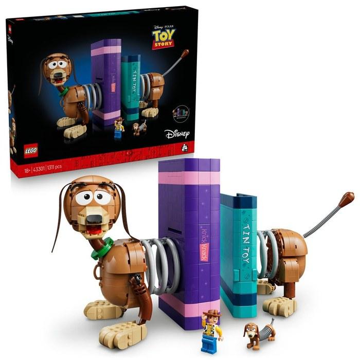 LEGO Disney & Pixar Toy Story Slinky Dog Bookend 43301, Multicolor