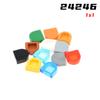 Rainbow Pig MOC Particles 24246 35399 35398 Round 1x1 Half Circle  Building Blocks Parts DIY Compatible Assembles Tech Kid Toy