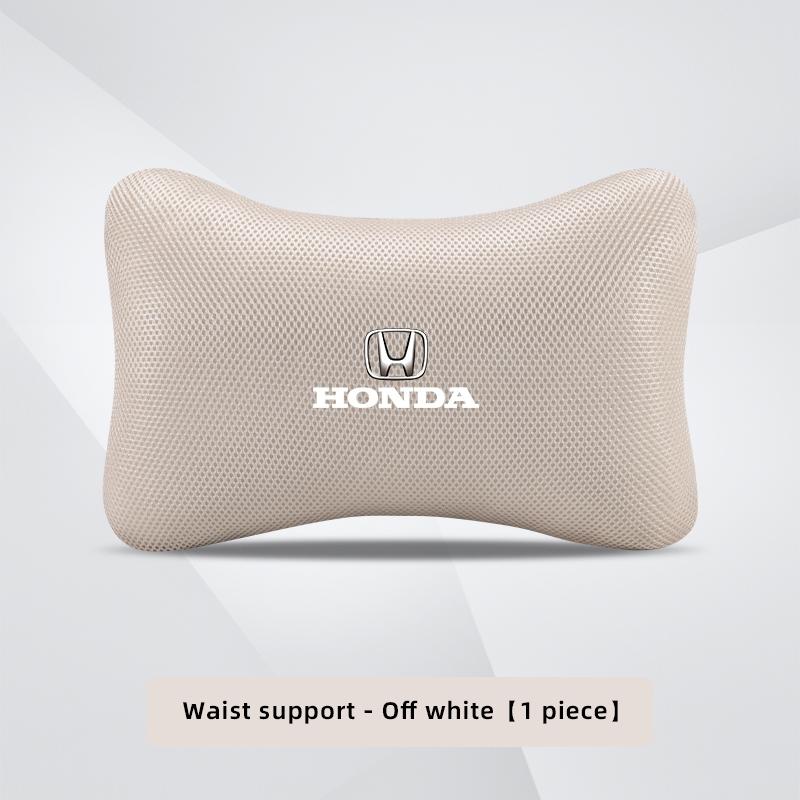 CLSGX1 Car Headrest Ice Silk Waist Cushion Neck Pillow For Honda Civic Fit Jazz Accord Pilot CRV Odyssey Passport City N-BOX Vezel HRV