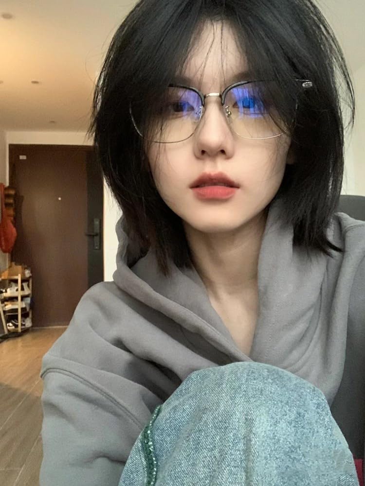 FEISEDY Blaulichtfilternde Thermont UV Stylische Computerbrille für Herren und B1268 Brille, Stil, Farbwechselnd, Phototropisch, Schutz,