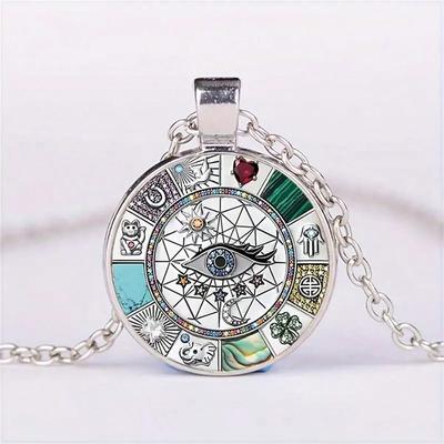 Egypt Eye Of Horus Glass Pendant Necklace For Women Men Girls Boys Ethnic Ancient Egyptian Jewelry