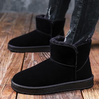 Baumwollschuhe Paar Modelle Winter warm rutschfest gefüttert verdickt High-Top Ein-Pedal Klassenkameraden kältefest Herren- und Damen-Schneestiefel Schuhe