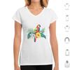 Tropical Parrot T Shirt Cotton Men Women DIY Print Parrothead Buffett Shark Tropical Volcano Parrot Margaritaville Beach