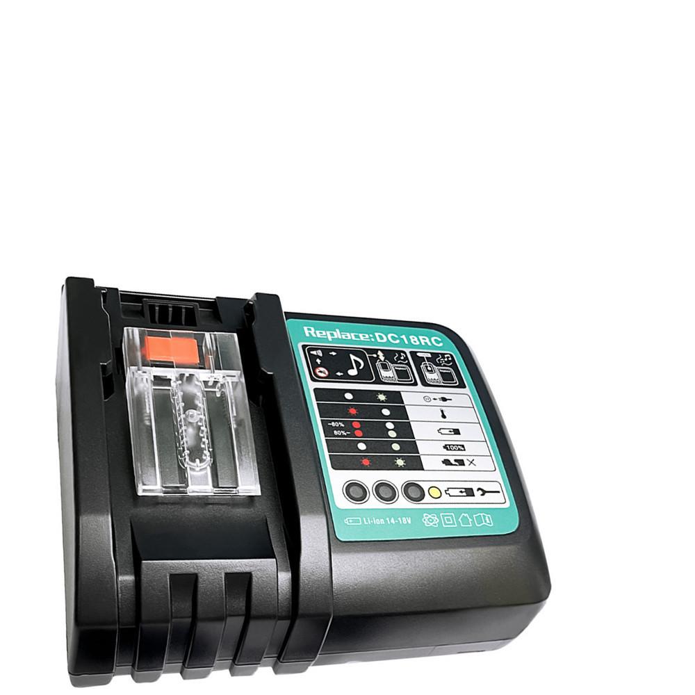 3A Battery Charger For 14.4V 18V Li-ion battery BL1415 BL1430 BL1815 BL1830 BL1840 BL1850 BL1860 DC18RC DC18RA EU Plug