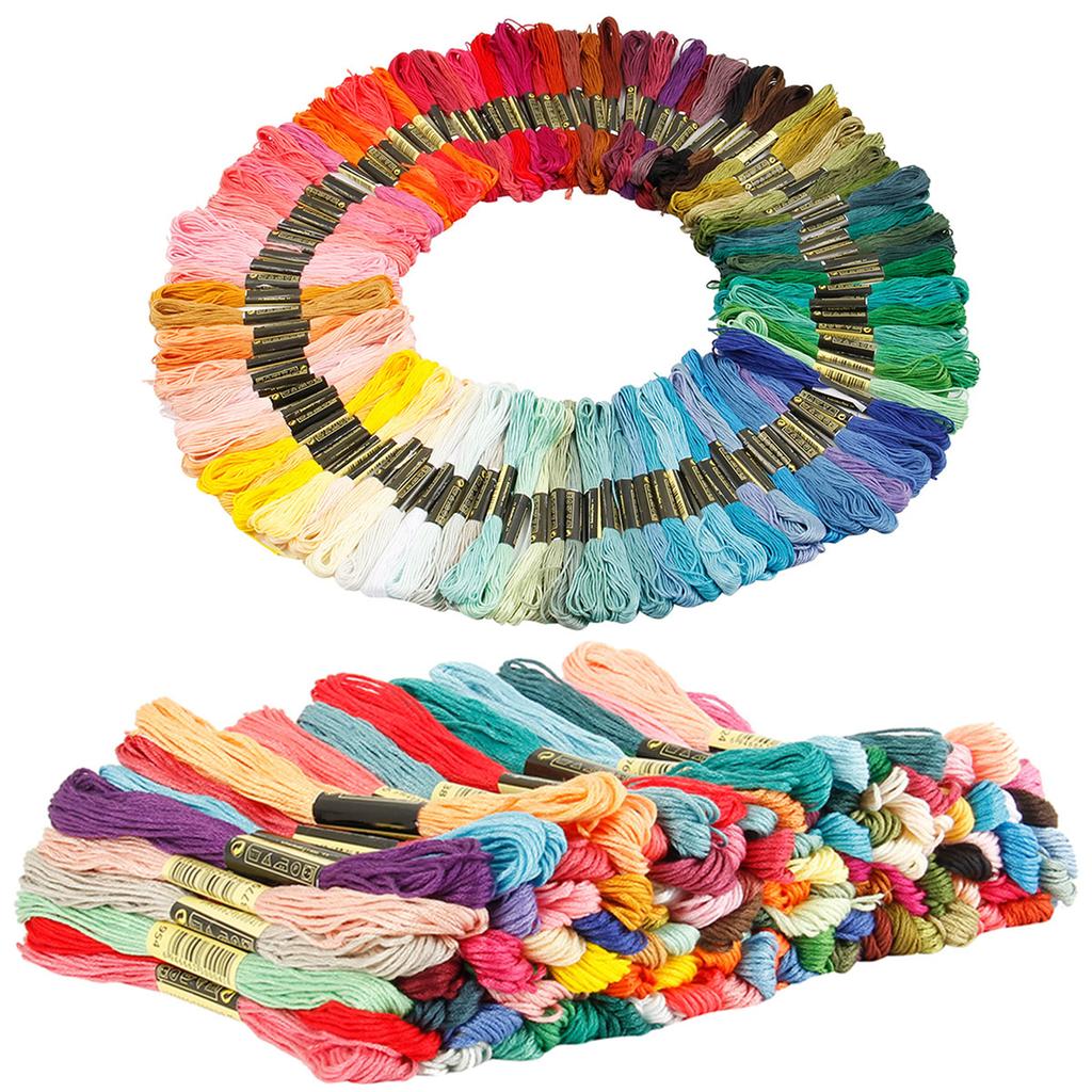 100/200/447Color Cross Stitch Embroidery Thread Embroidery Thread Polyester Cotton Thread Embroidery Line DIY Craft Sewing Tool