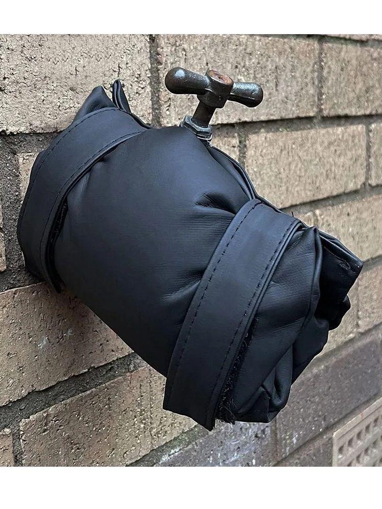 Outdoor Faucet Cover Anti-freeze Hose Bib Water Faucet Protector Frost Protection Cover Winter Tap Sock Insulated Bag