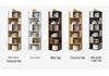 Triangular Corner Shelf Cabinet: Simple Storage for Bedroom and Living Room