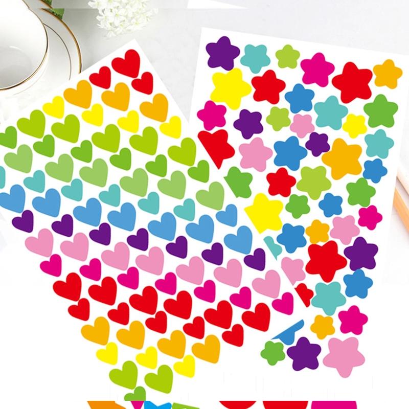 Waterproof Stickers Lovely Notebook Motorcycle ShinyShiny Stickers for Girls Kids Rewards Gift Valentine's Day Decor