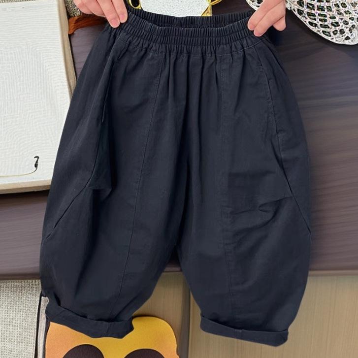 Spring Autumn Korean Kids Casual Pants Toddler Loose Fashionable Trousers