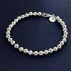 18-20CM Βραχιόλι από Ασήμι 925 Εξαιρετικές Πέρλες 6MM Γυναικεία Μόδα Γάμος Πάρτι Δώρο Κοσμήματα