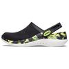 Crocs LiteRide 360 Marble Pattern Unisex Black EVA Breathable Outdoor Beach Clogs 207634-02K