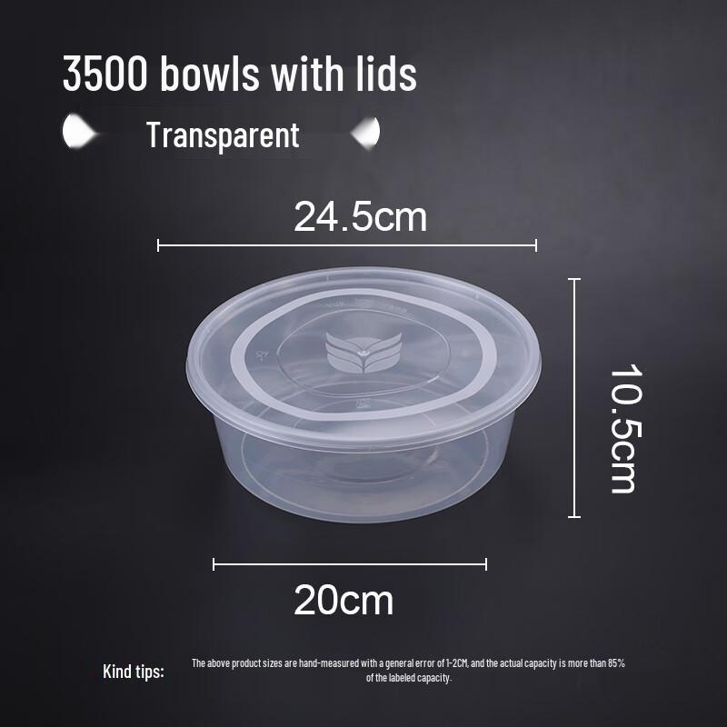 Disposable Round Takeaway Meal Box