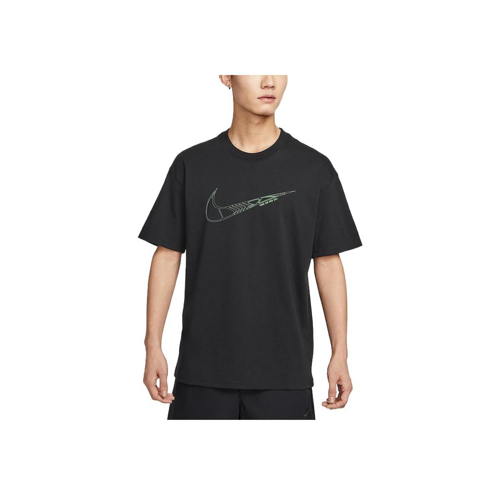 Nike Sportswear Comfortable Versatile Fashionable Short Sleeve T-Shirt Men Tops Black HJ0747-010