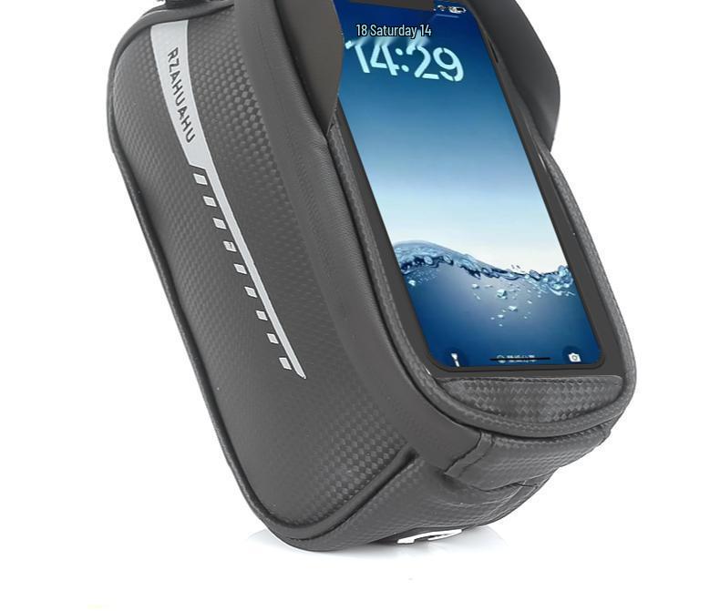 Waterproof Bicycle Top Tube Bag with Phone Touch Screen
