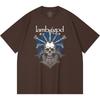 230 Gsm 100% Cotton Heavy Metal T-Shirt  Rock Band Popular Music Print Unisex Heavy Cotton T Shirt