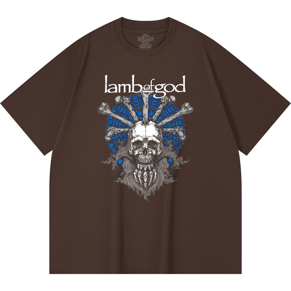 230 Gsm 100% Cotton Heavy Metal T-Shirt  Rock Band Popular Music Print Unisex Heavy Cotton T Shirt