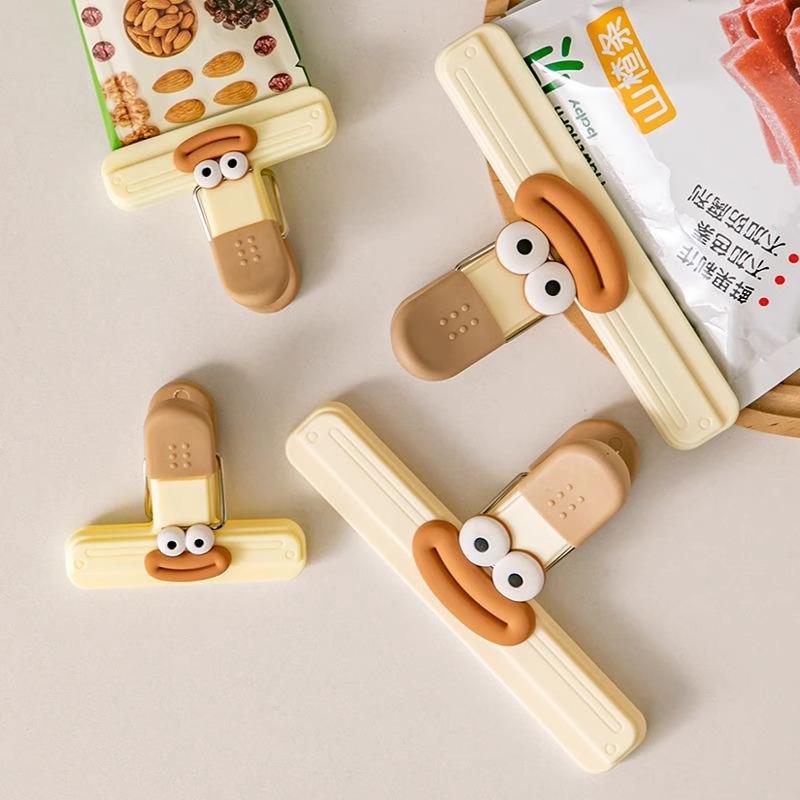 Thickened Moisture-Proof Snack and Household Sealing Clips for Milk Powder, Tea, and Sausage