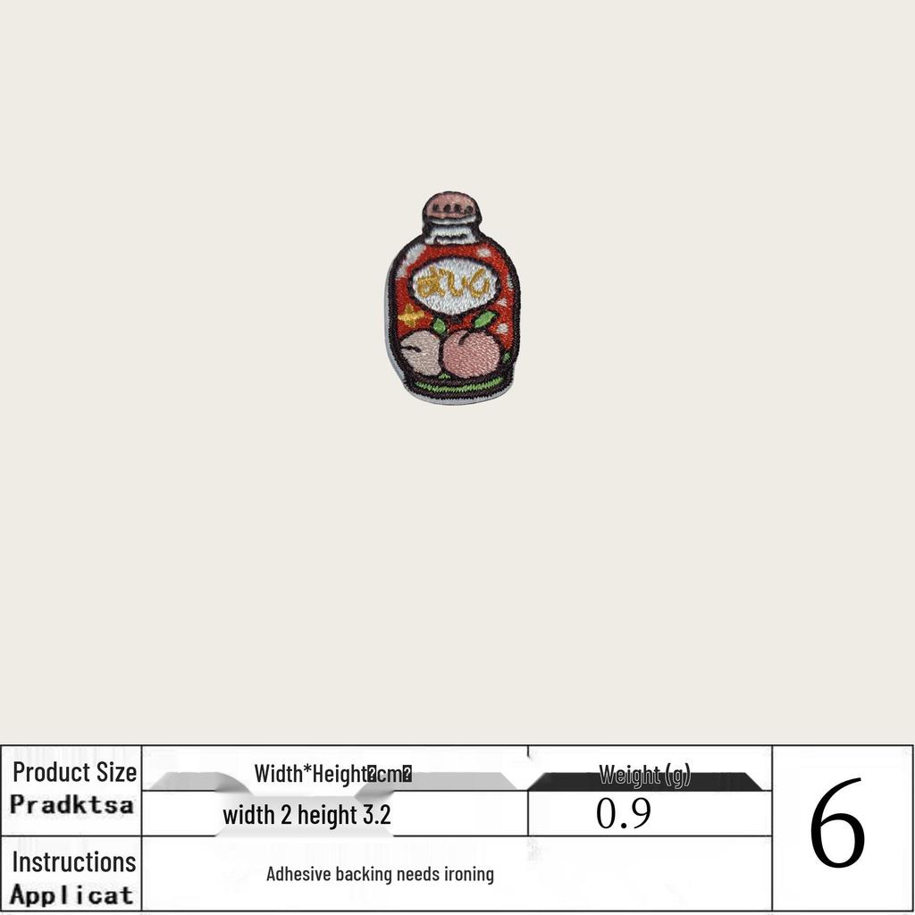 Na Yang Korean Style DIY Embroidery Patch Decorative Sticker for Clothing Accessories