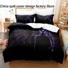 3D Print Terror of Orion Space Monster Bedding Set 3Pcs Sci Fi Alien Duvet Cover Set with Pillowcases for Men Bedroom Decor