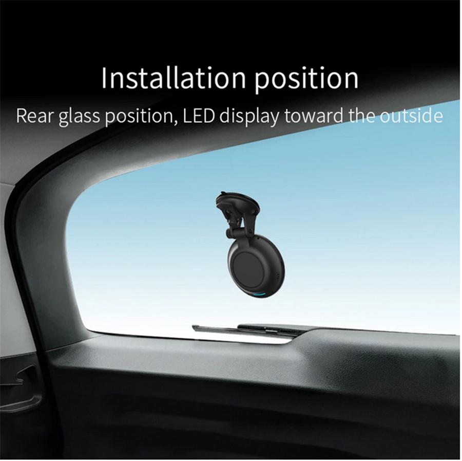 Funny Car Rear Window Emotion Light Auto Smart APP Control 5.0 Sign Display Ligh