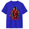 MMichael JJackson Thriller Vintage MJ Cotton T Shirt For Unisex Summer Vintage TShirts Harajuku Tee Shirt Big Size Pattern Tops