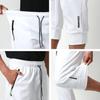 Training Gym Medium Size L [Converse] Men's Shorts, Wear, Shorts, 7/8 Length, Sweat-wicking, Quick-drying, Gray,