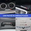 2025 For Nissan 1/2/5/10pcs Car Badge Random post Decals For Nissan Nismo Logo Tiida Teana Qashqai Juke X trail Note Almera Skyl