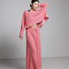 Aolda Cozy Pintuck Wide Pants (Coral)
