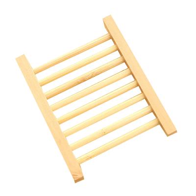 Wood Wooden Soap Dish Storage Tray Holder Bath Shower Plate Bathroom