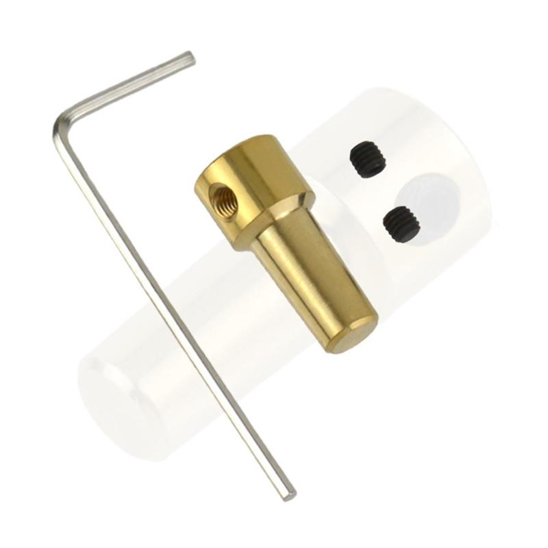 High Accuracy Motor Shafts Collet Sleeve Adapter Motor Shafts Adapter For JTO Collet Base 3.17mm Brass Tool Accessory