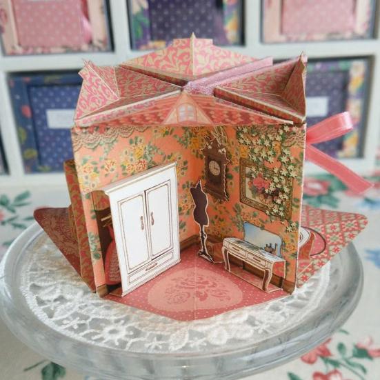 1:12 Ölçekli Minik Kitap Evi Katlanabilir Minyatür Süs İçinde Gizli Diorama ile El Yapımı Gerçekçi Mini Kitap Dekoru Bebek Evleri Kitaplık Dekorasyonu için