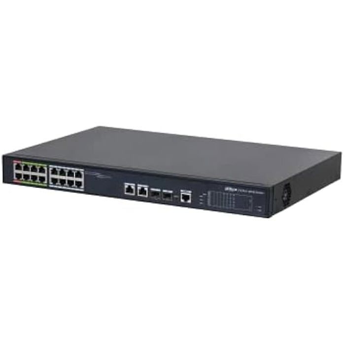 Switch - DAHUA - DH-LR2218-16ET-240-V2 - 16 Ports Gigabit - PoE - Rackable