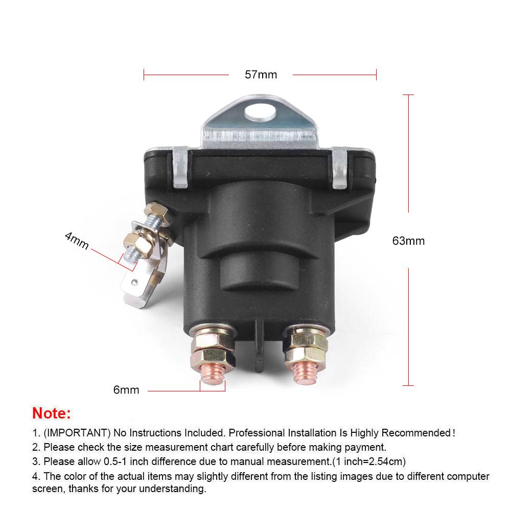Motorsykkeldel 12V Starterrelé For MARINER MERCURY PÅHENGSMOTOR 35H.K - 275H.K 89-818864T 89-846070 89-94318 89-96158 89-96158T