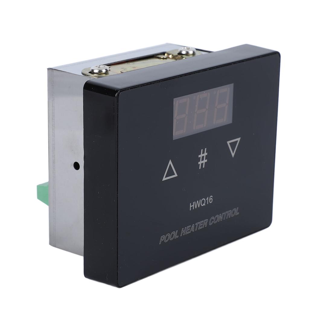 Electric Pool Thermostat Panel Touchscreen Digital Display Swimming Pool Heater Control Panel for Spa Bath Hot Tub 220V