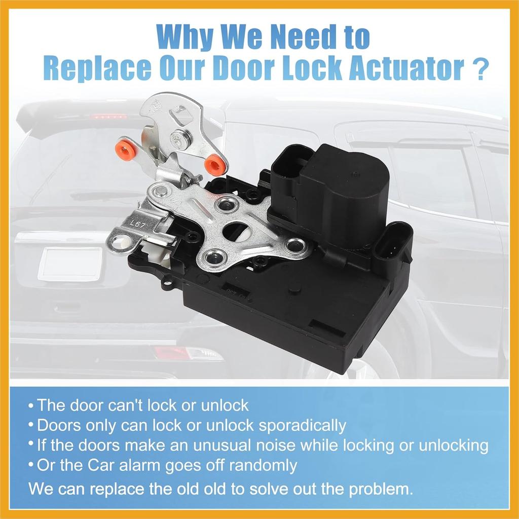 Rear Door Liftgate Lock Actuator Motor Trunk Latch for Chevrolet Trailblazer 2002-2009 for Buick Rainier 2004-2007 for GMC Envoy XL XUV 931-298