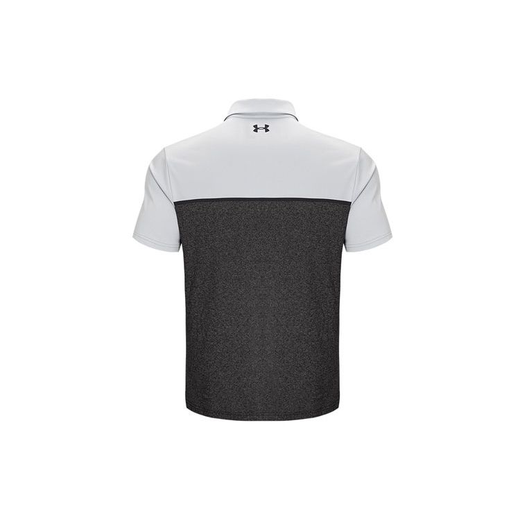 Under Armour Playoff Color Block Golf Polo Shirt Men Polo Shirts Black 1362495-001
