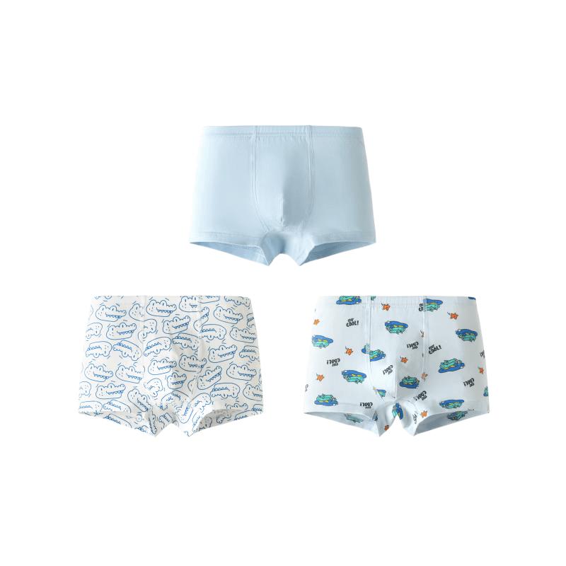 

Balabala Boys Cotton Boxer Briefs 3-Pack 130