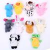 Doll 10PCS Girls Family Cloth Hand Puppet Baby Toys Cute Cartoon Hand Hot Educational Toy Finger Puppets Animal Boys  Accessories
