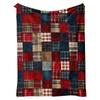 Thick Flannel Christmas Printed Blanket