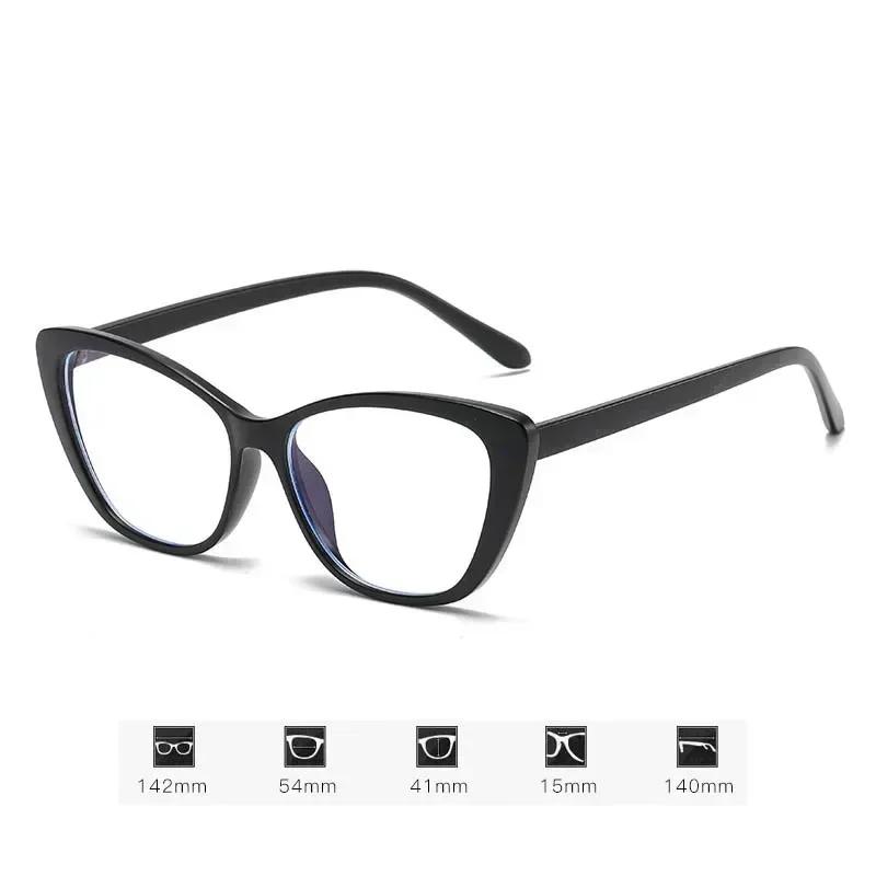 Fashion Ladies Reading Glasses Women Men Trendy Luxury Design Presbyopia Eyeglasses Cat Eye Anti-Blue Light Eyewear For Female