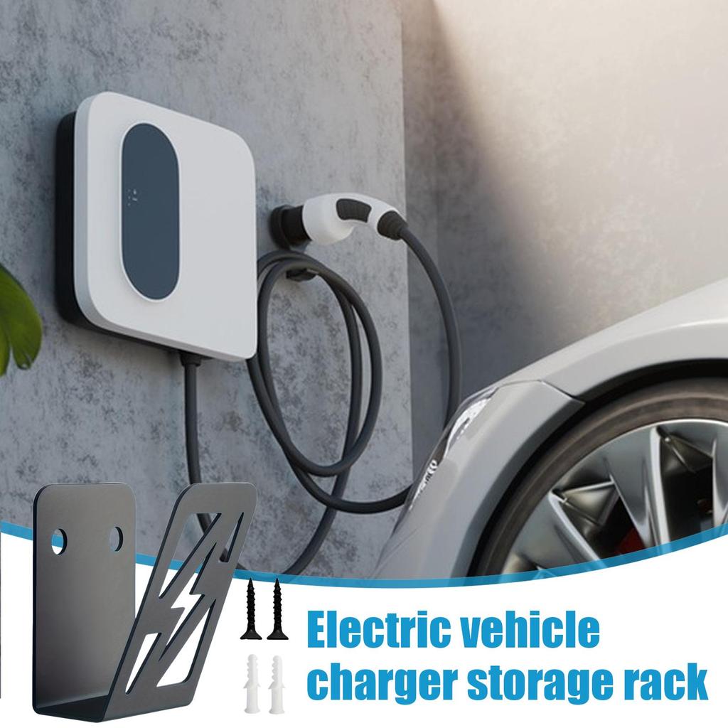 EV Charger Cable Holder Iron Bracket Accessories With Screw Electric Vehicle Charger Holder For Camping Commuting Adventure Road