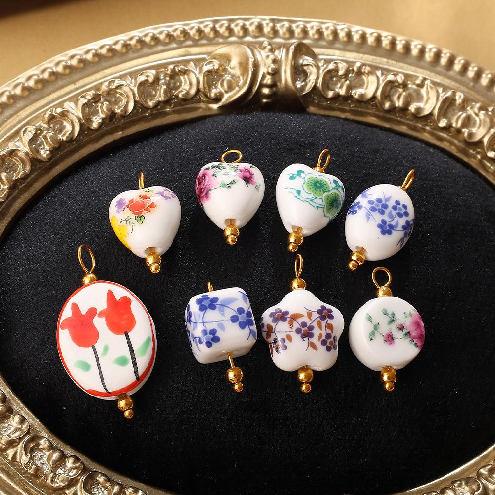 Cross-border Blue and White Porcelain Pendant Necklace & Bracelet Accessories