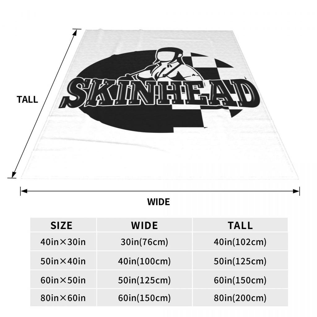 Skinhead Ska Girl  Blankets Soft Warm Flannel Throw Blanket Bedding for Bed Living room Picnic Travel Home Couch