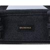 BALENCIAGA [Excellent Condition] 671409 Barbes Medium Denim 2-Way Tote Bag Black seriesUsed