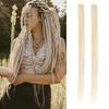2Pcs Ombre Synthetic Hair with Hair Clip Hippie Dreads Hairpiece  for Hip Hop and Music Festivals