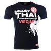 Muay Thai MMA Mix Martial Art T-Shirt Knee Attack Kick Boxing 3D Print Vintage Training UV Protect Quick Dry Men Women Unisex Short Sleeve Round Neck