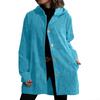 2025 Women's European & American Corduroy Hooded Loose Casual Cardigan Jacket